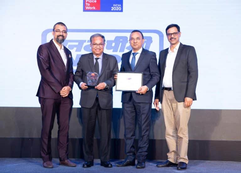 NTPC awarded as India's Best Workplaces in Manufacturing 2020