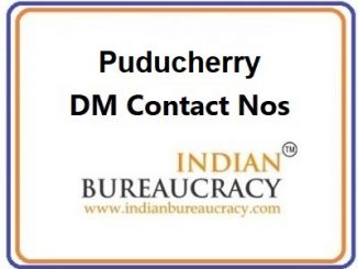 Puducherry DM Contact NoPuducherry DM Contact No