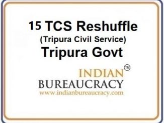 15 TCS Officers Transferred in Tripura Govt