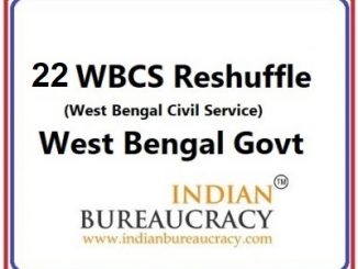 22 WBCS transfer in West Bengal Govt