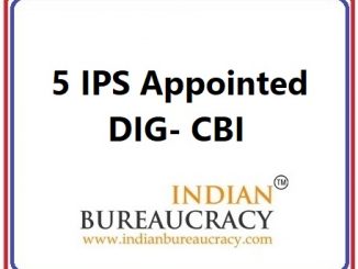 5 IPS appointed as DIG in CBI