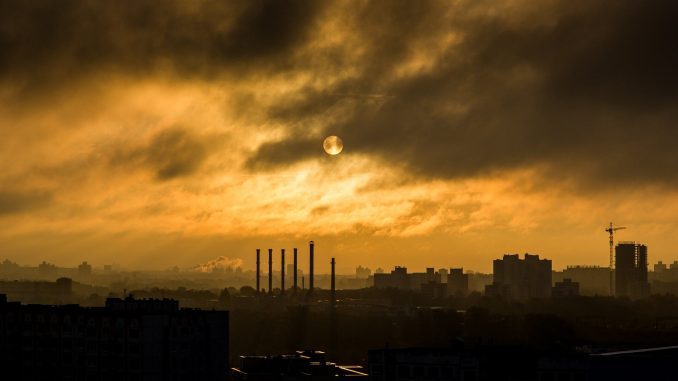 Do the climate effects of air pollution impact the global economy