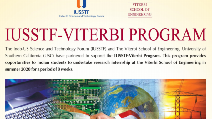 IUSSTF - Viterbi Program creating