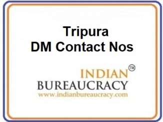 Tripura DM Contact Nos