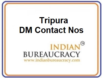 Tripura DM Contact Nos
