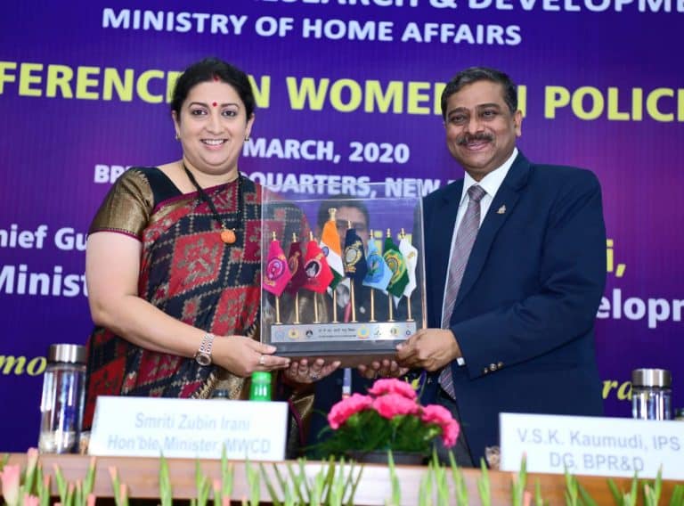 indian bureaucracy_Smriti Irani_CEWA decoration _BPR&D