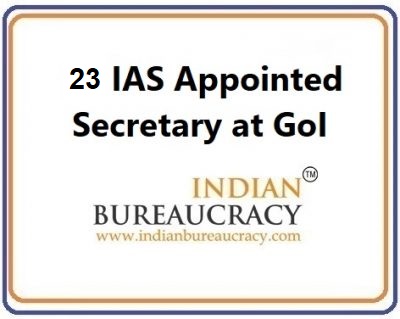 23 secretary appointments