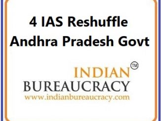 4 IAS Transfer in Andhra Pradesh Govt