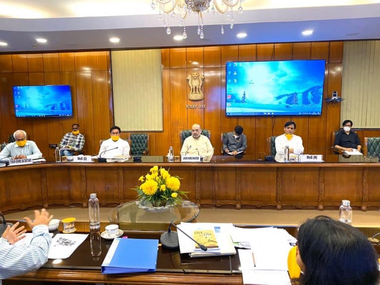 Amit Shah reviews MHA Control Room operations, set up to fight the COVID-19