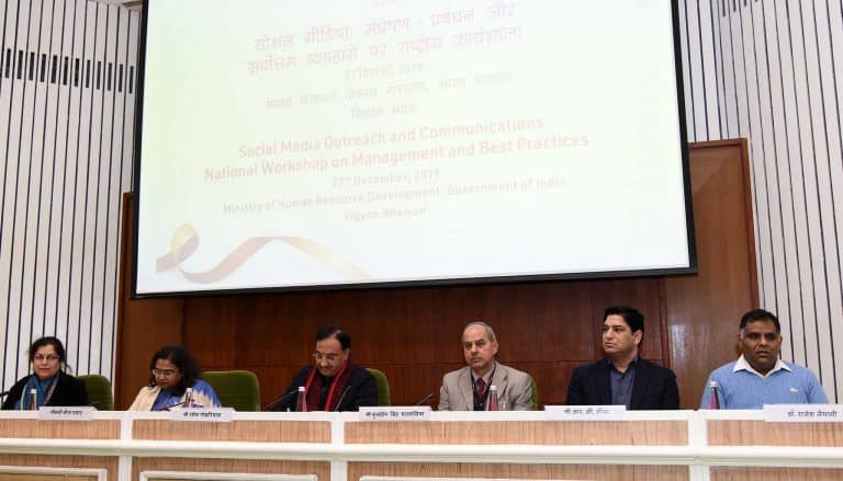 HRD Minister participates in WEBINAR on Post-COVID Publishing