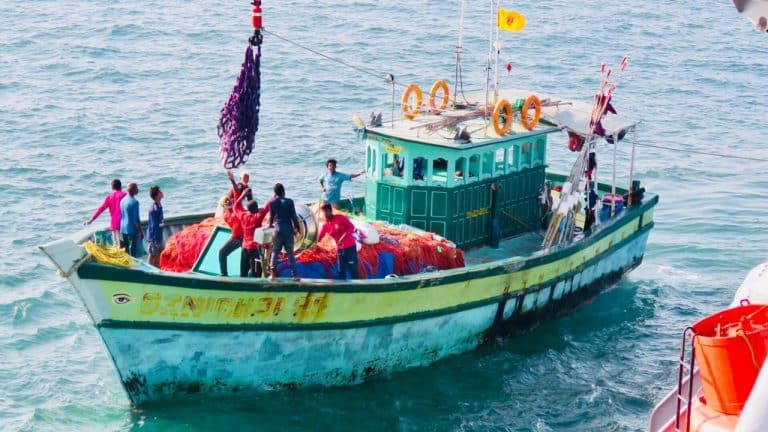Indian Navy Warship Supports Stranded Fishermen at Sea