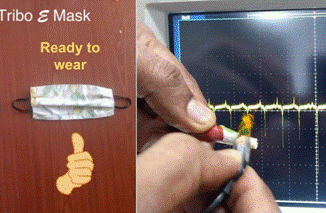 Masks that use electrostatics of materials to protect healthy