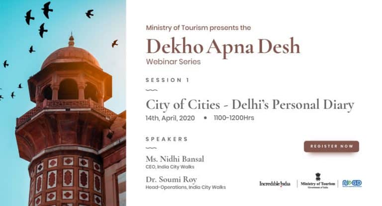 Ministry of Tourism launches its DekhoApnaDesh webinar series