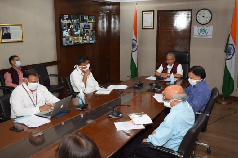 Narendra Singh Tomar holds Video Conference with State Rural Development Ministers
