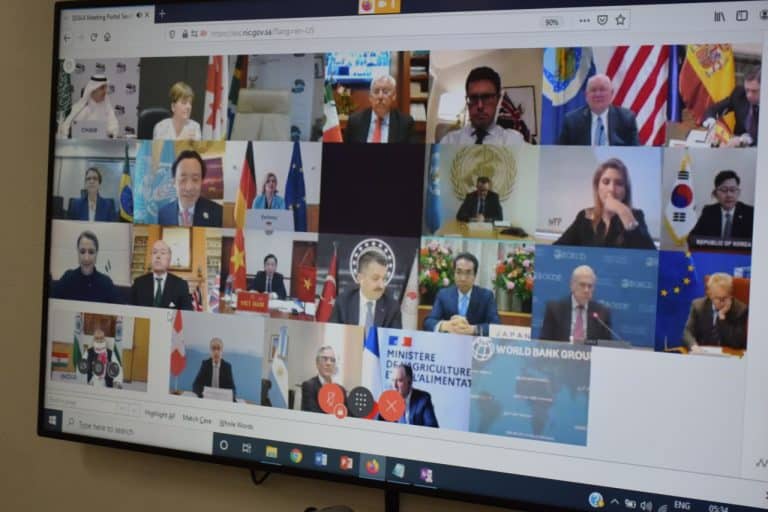 Narendra Singh Tomar participates in the G-20 Extraordinary Agriculture Ministers Meeting