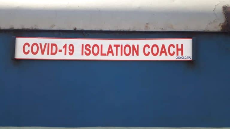 RAILWAY COACHES REFURBISHED AS COVID-19