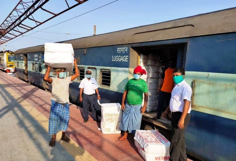 Railways transport 1150 Tonnes of medical items during lockdown across the country