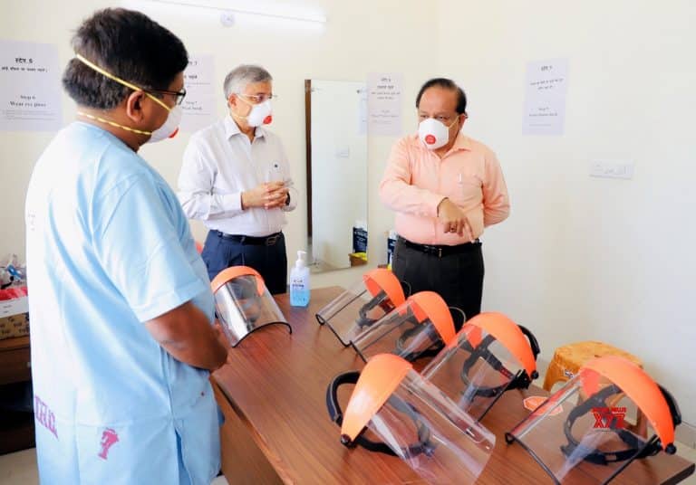 arsh Vardhan visits AIIMS Jhajjar, takes stock of preparedness to overcome COVID-19