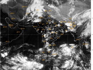 Formation of a Low Pressure area over southeast Bay of Bengal