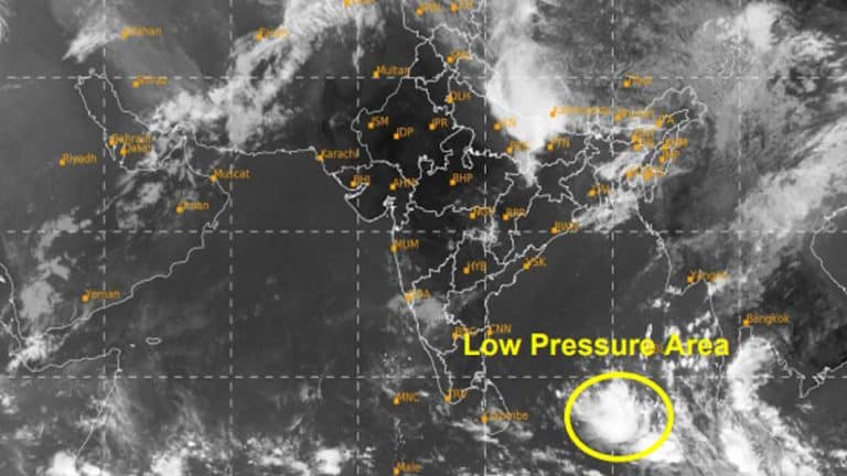 Low Pressure area over south Andaman Sea & adjoining sout