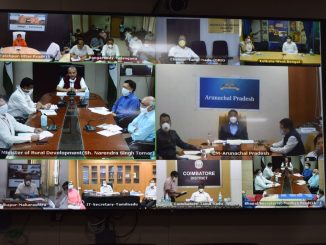 Narendra Singh Tomar holds Video Conference with State Rural Development Ministers