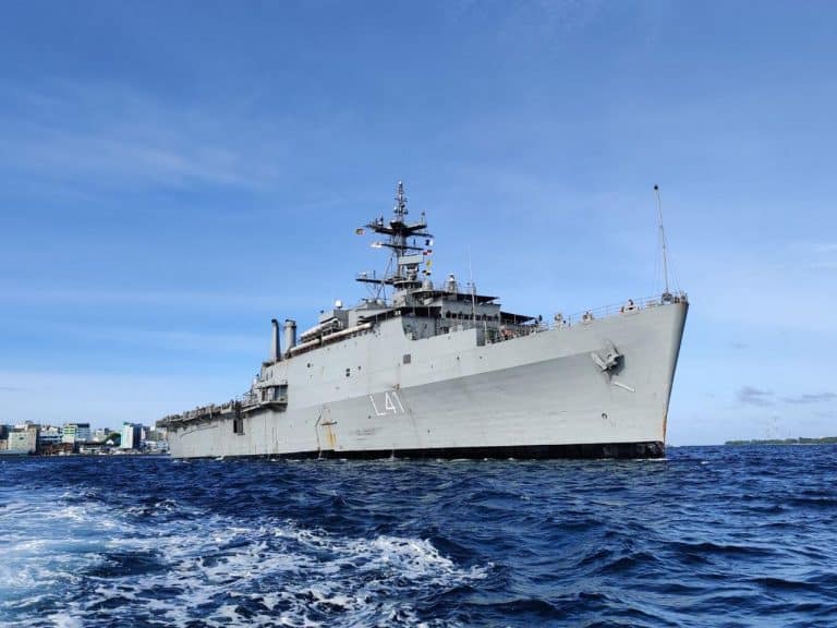 OP SAMUDRA SETU PHASE 2 - INS JALASHWA DEPARTS