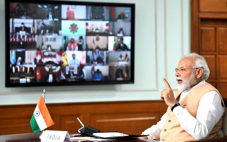 Prime Minister participates at the online Summit of NAM Contact Group
