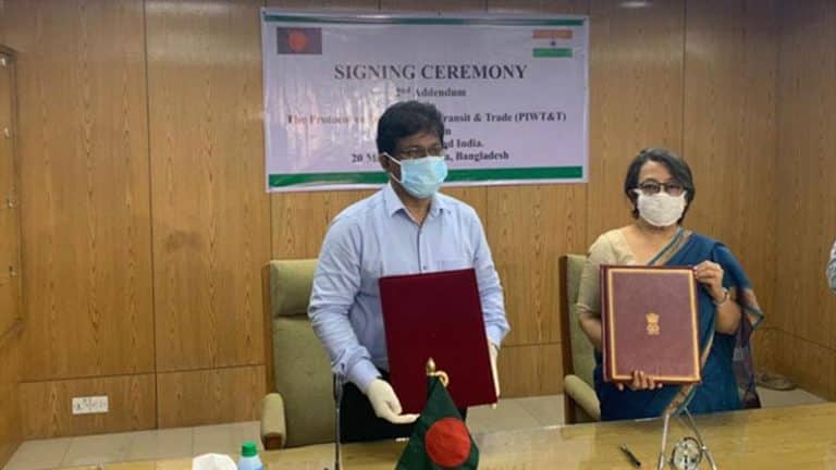 Second Addendum on Protocol on Inland Water Transit and Trade between India and Bangladesh, 2020