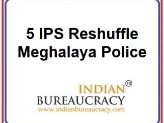 5 IPS Transfer in Meghalaya Police