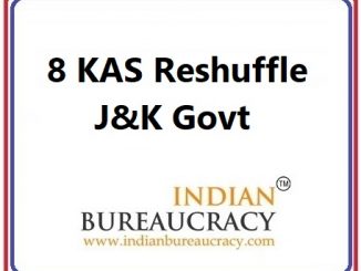8 KAS Transfer in J&K