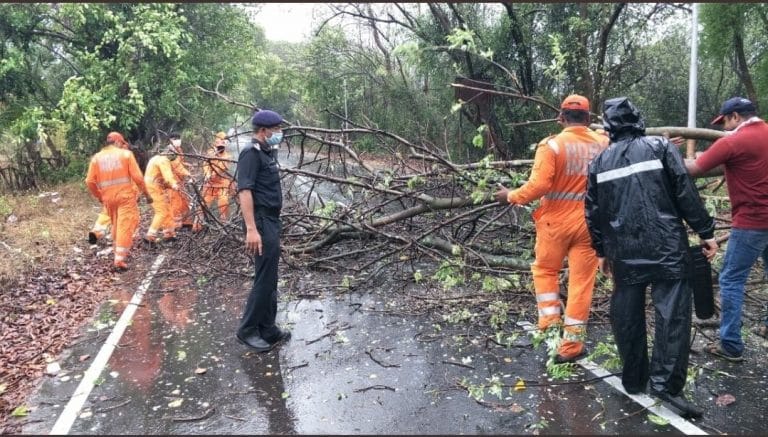 Cyclone Nisarga crosses Maharashtra coast in the afternoon Mumbai