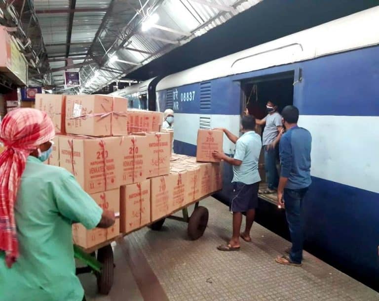 Eastern Railways's parcel express trains