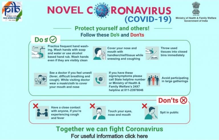 Five tips on how to live with novel coronavirus