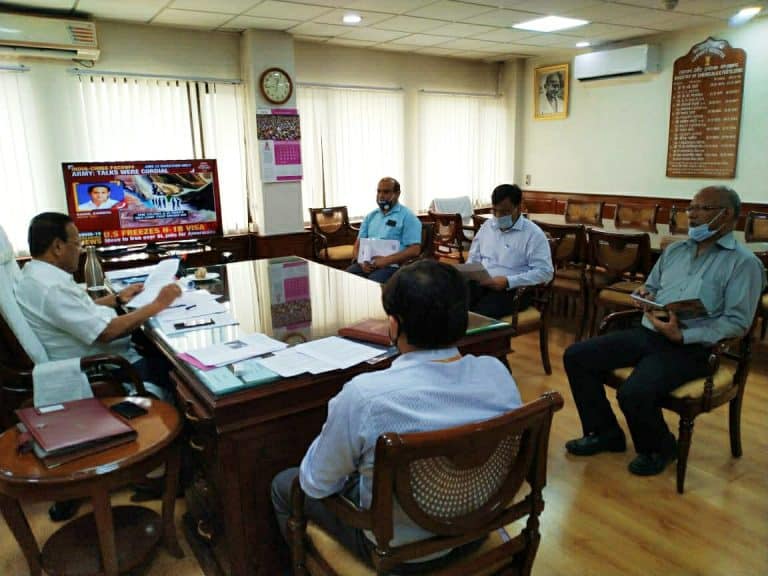 Gowda took stock of progress of Talcher Fertilizers Ltd