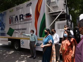 Harsh Vardhan Launches DBT – AMTZ Mobile Diagnostic Unit