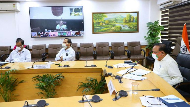Harsh Vardhan reviews status and preparations for COVID-19 manag
