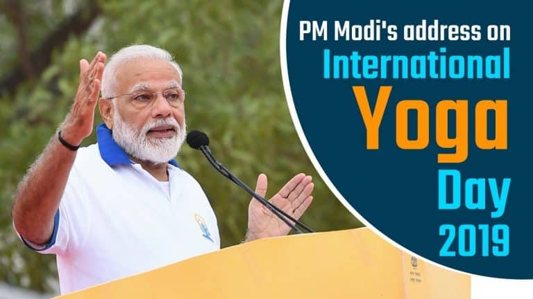 PM's address on the occasion of International Day of Yoga