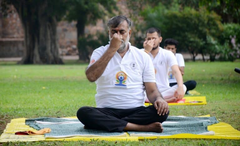 Prahlad Singh Patel urges all to join him in Surya Namaskar