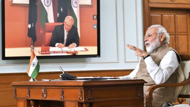 India Australia Virtual Summit