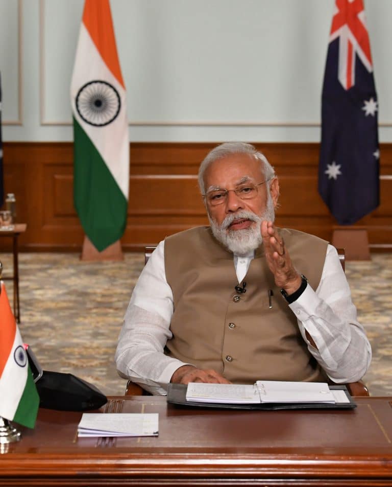 Prime Minister's address at India-Australia Virtual Summit