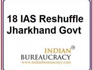 18 IAS Transfer in Jharkhand Govt