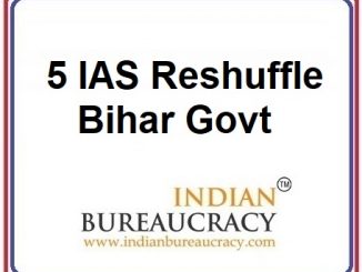 5 IAS Transfer in Bihar Govt