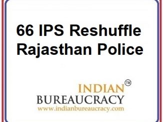 66 IPS Transfer in Rajasthan Police