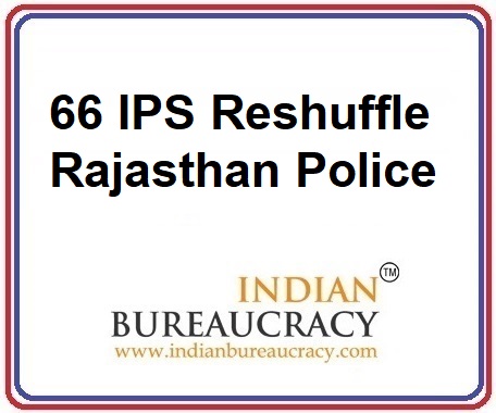 66 IPS Transfer in Rajasthan Police