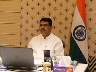 Dharmendra Pradhan chairs a Webinar