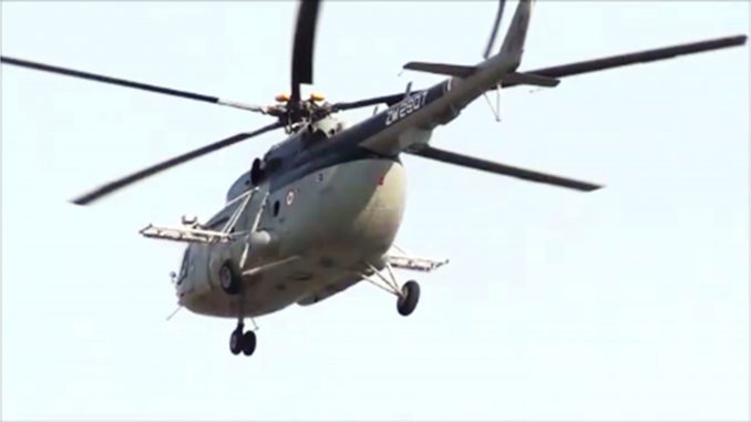 Indigenous Airborne Locust Control System on MI-17 Helicopter