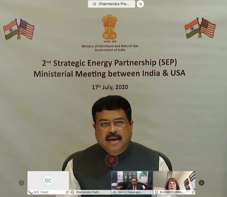 Joint Statement on Indo-US Strategy Energy Partnership