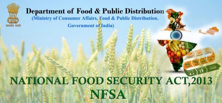 National Food Security Act, 2013 (NFSA)