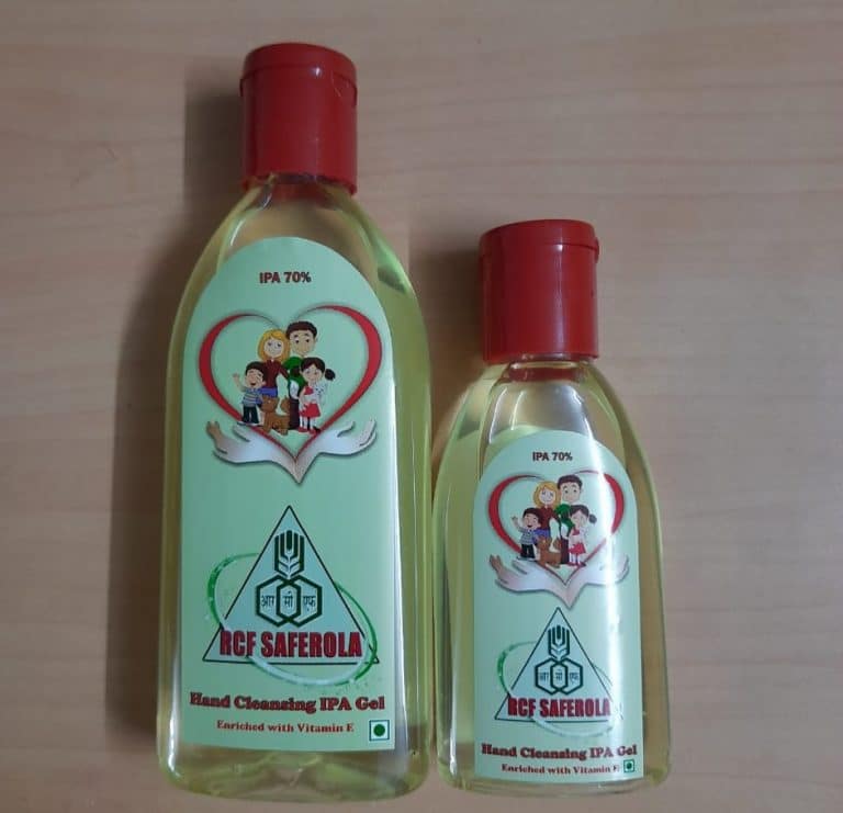 RCF comes out with a new product Hand Cleansing IPA Based Gel
