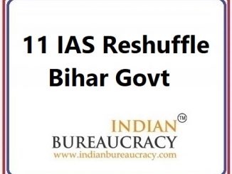 11 IAS Transfer in Bihar Govt